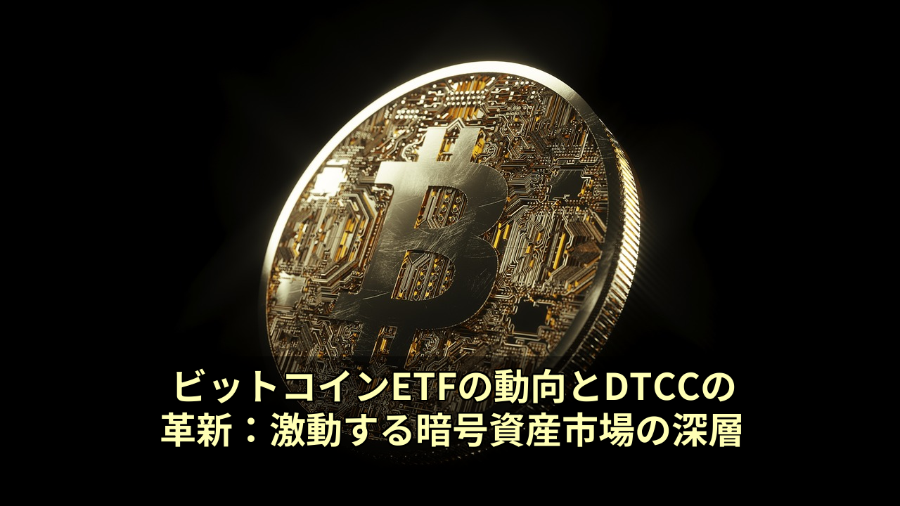ビットコインETFの動向とDTCCの革新：激動する暗号資産市場の深層