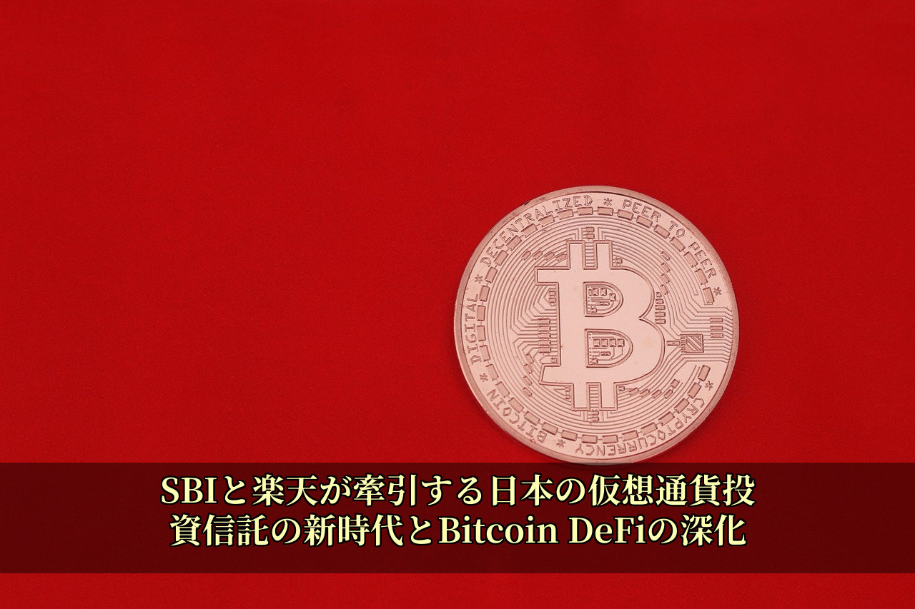 SBIと楽天が牽引する日本の仮想通貨投資信託の新時代とBitcoin DeFiの深化