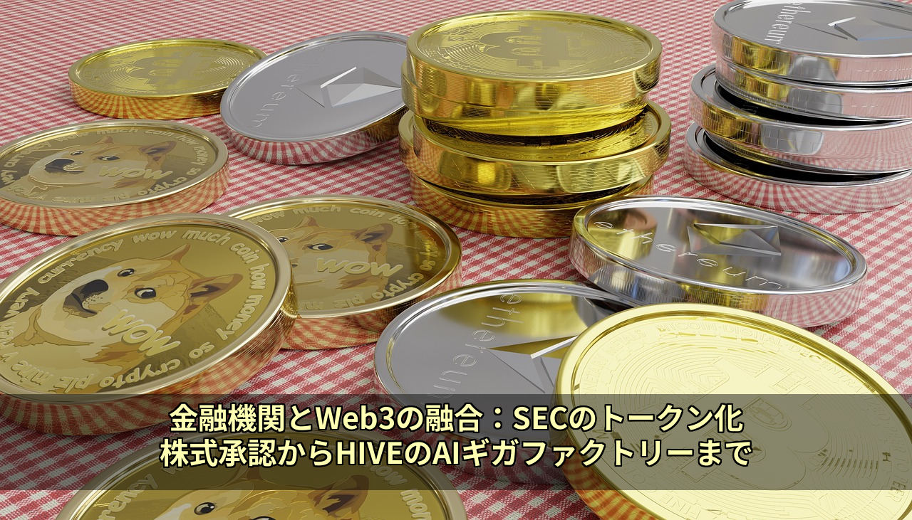 金融機関とWeb3の融合：SECのトークン化株式承認からHIVEのAIギガファクトリーまで