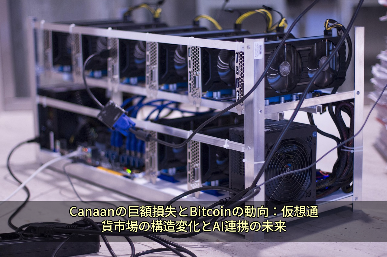 Canaanの巨額損失とBitcoinの動向：仮想通貨市場の構造変化とAI連携の未来