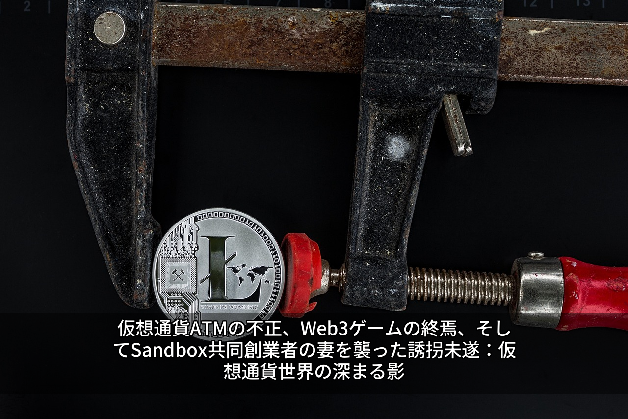 仮想通貨ATMの不正、Web3ゲームの終焉、そしてSandbox共同創業者の妻を襲った誘拐未遂：仮想通貨世界の深まる影