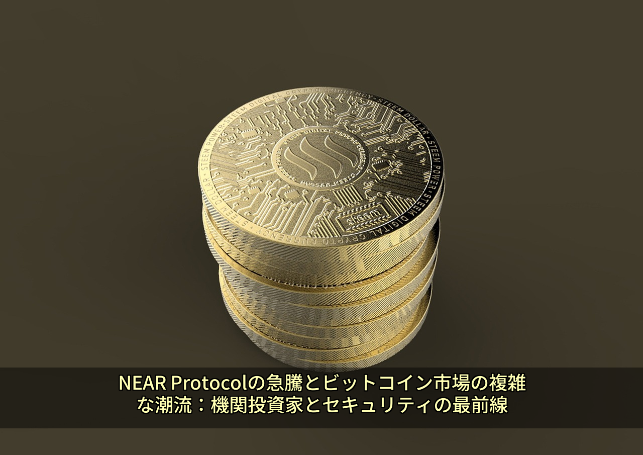 NEAR Protocolの急騰とビットコイン市場の複雑な潮流：機関投資家とセキュリティの最前線