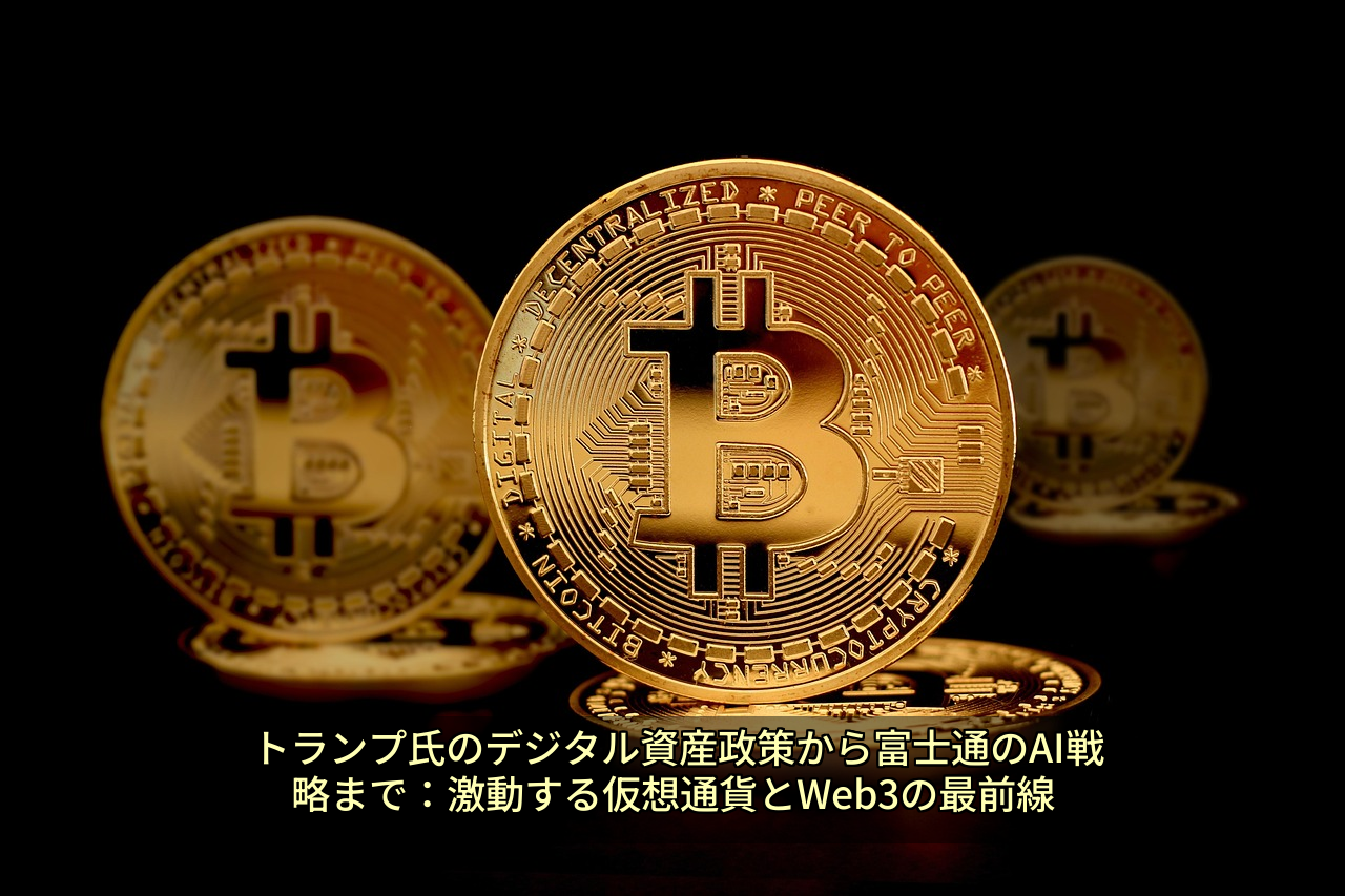 トランプ氏のデジタル資産政策から富士通のAI戦略まで：激動する仮想通貨とWeb3の最前線