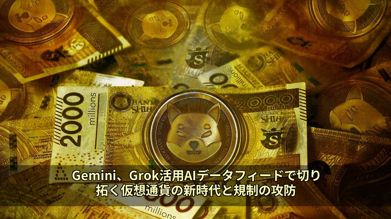 Gemini、Grok活用AIデータフィードで切り拓く仮想通貨の新時代と規制の攻防