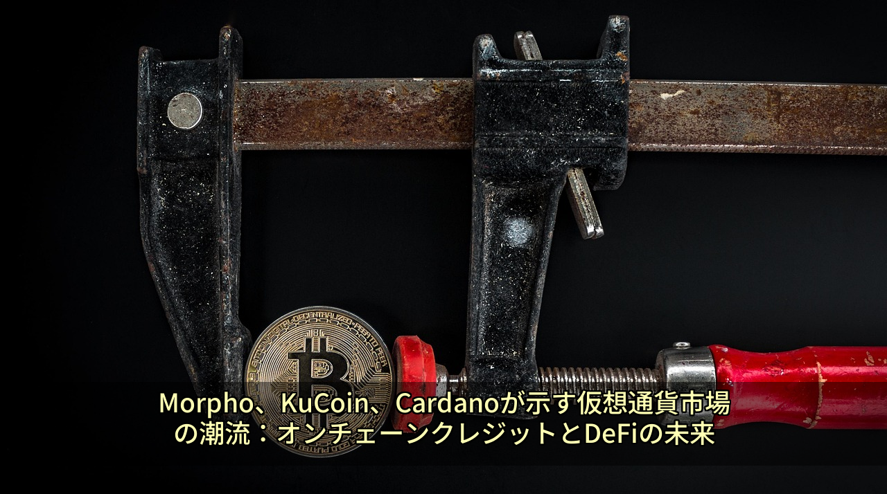 Morpho、KuCoin、Cardanoが示す仮想通貨市場の潮流：オンチェーンクレジットとDeFiの未来