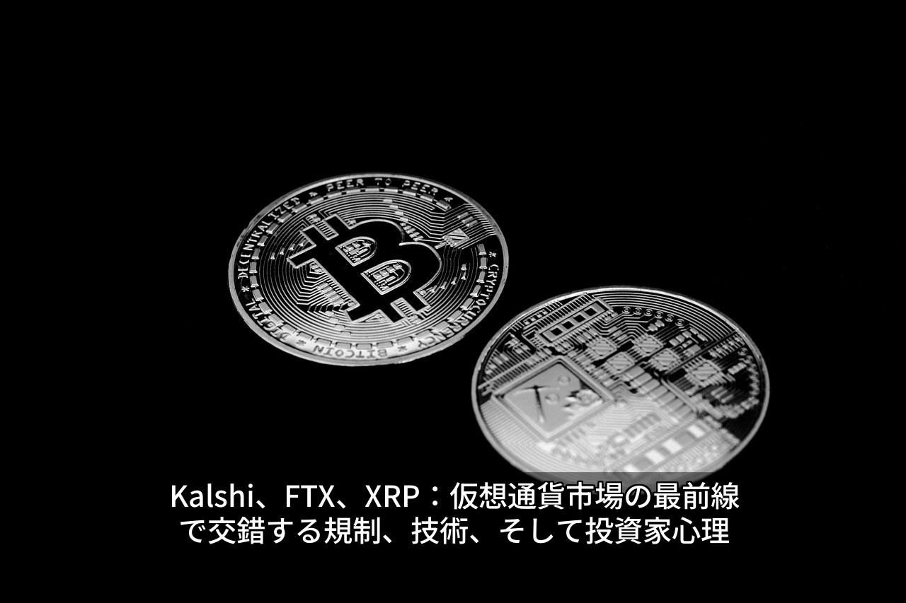 Kalshi、FTX、XRP：仮想通貨市場の最前線で交錯する規制、技術、そして投資家心理