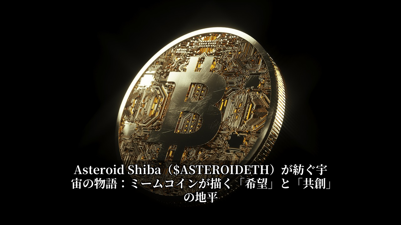 Asteroid Shiba($ASTEROIDETH)が紡ぐ宇宙の物語:ミームコインが描く「希望」と「共創」の地平