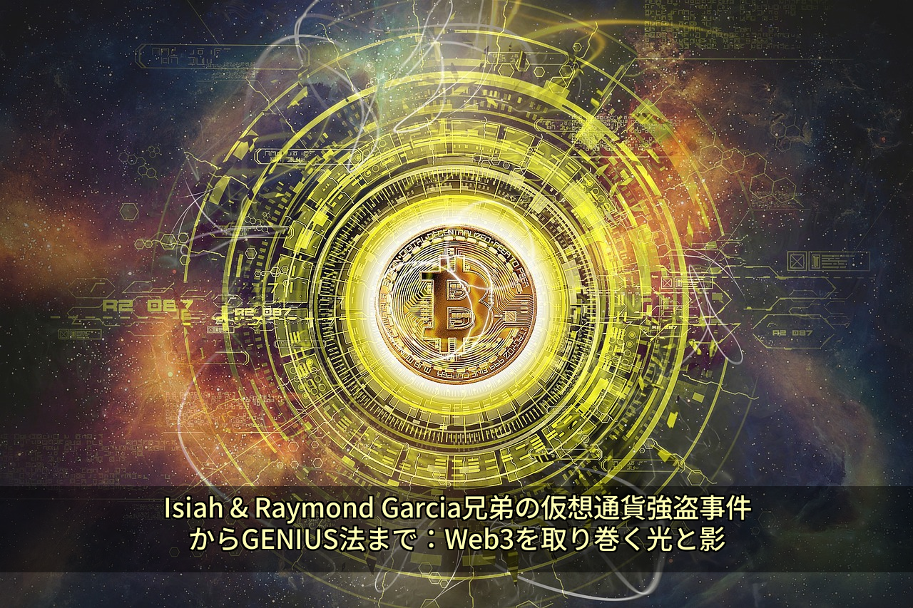 Isiah & Raymond Garcia兄弟の仮想通貨強盗事件からGENIUS法まで：Web3を取り巻く光と影