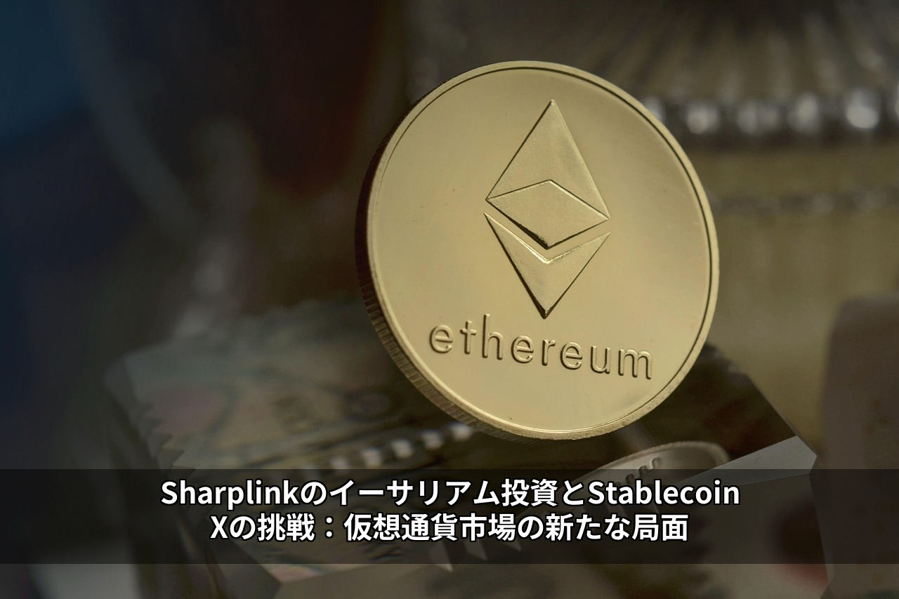 Sharplinkのイーサリアム投資とStablecoinXの挑戦：仮想通貨市場の新たな局面