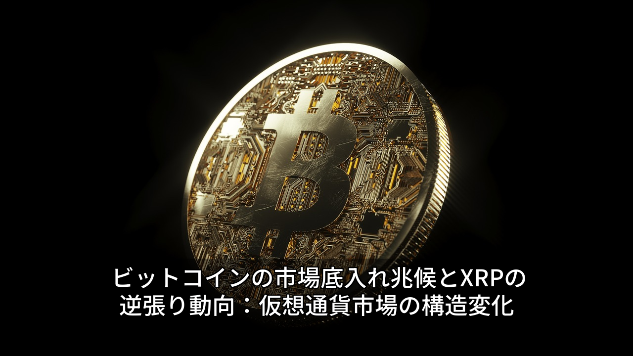 ビットコインの市場底入れ兆候とXRPの逆張り動向：仮想通貨市場の構造変化
