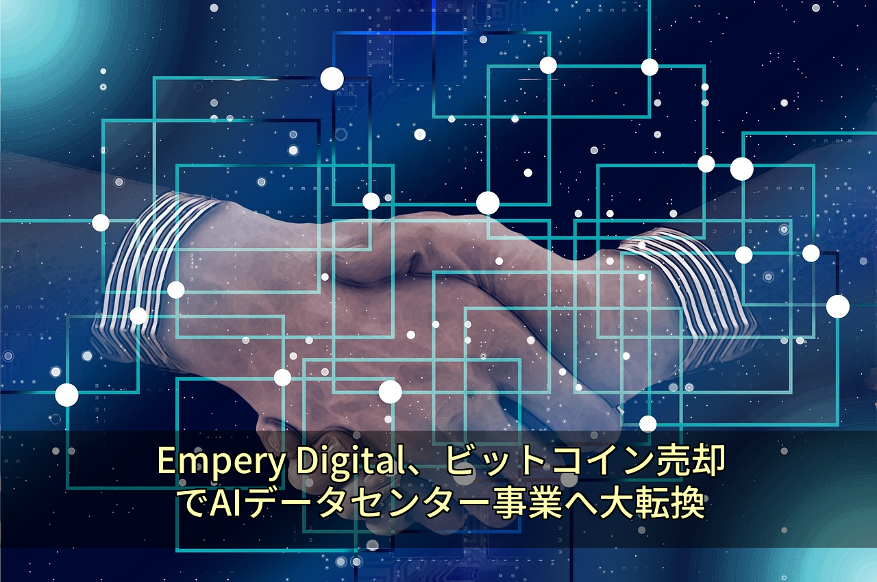 Empery Digital、ビットコイン売却でAIデータセンター事業へ大転換