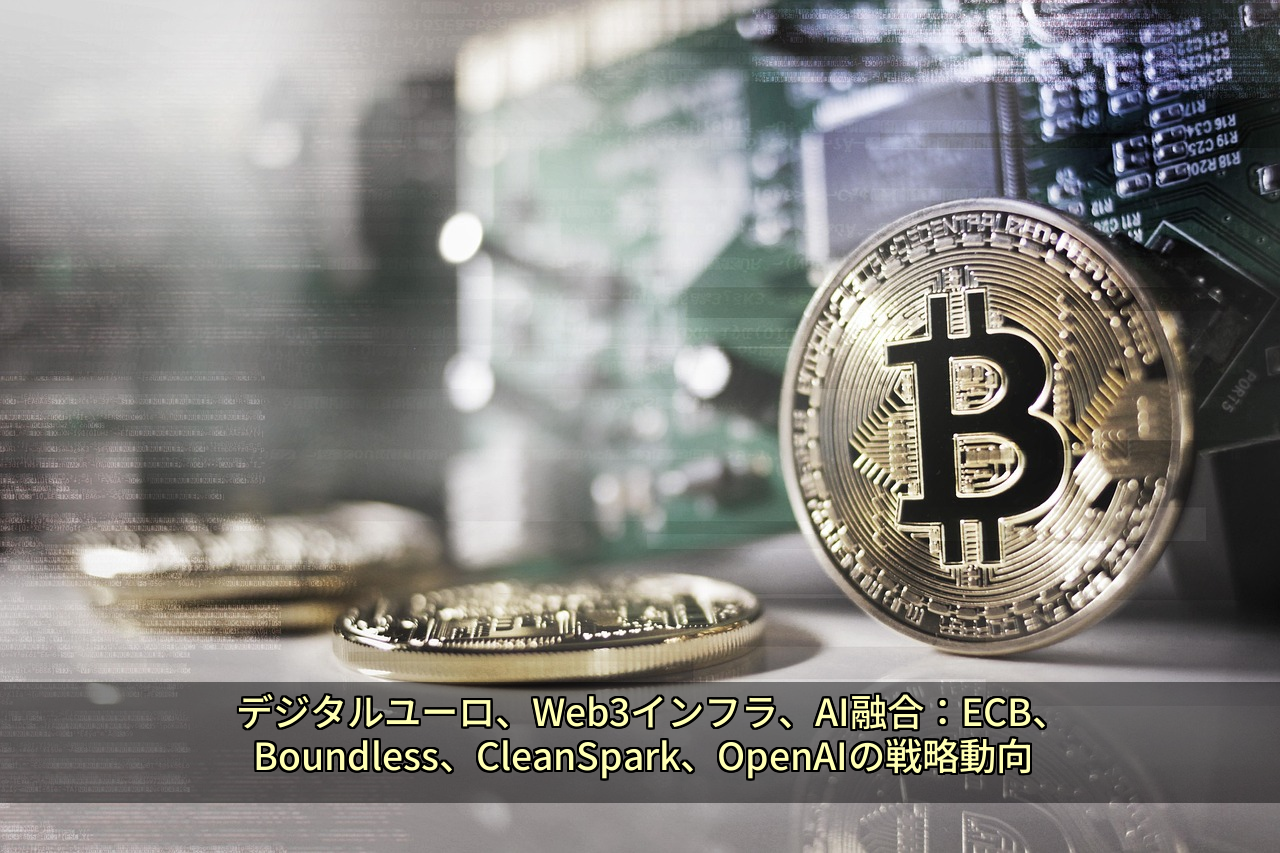 デジタルユーロ、Web3インフラ、AI融合:ECB、Boundless、CleanSpark、OpenAIの戦略動向