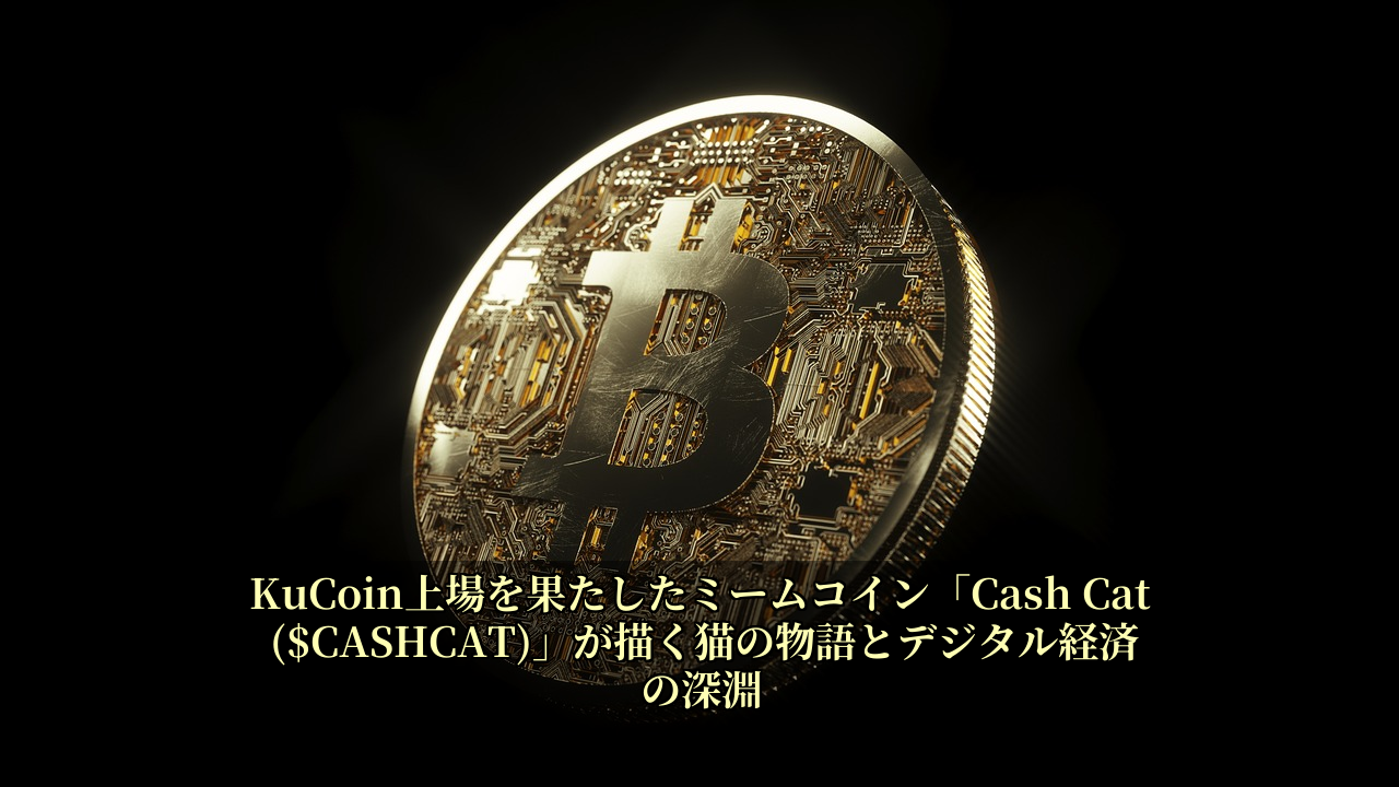 KuCoin上場を果たしたミームコイン「Cash Cat ($CASHCAT)」が描く猫の物語とデジタル経済の深淵