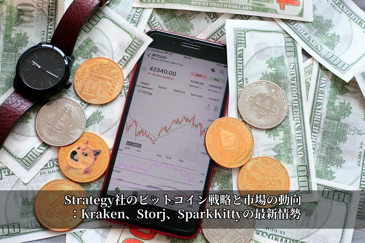 Strategy社のビットコイン戦略と市場の動向：Kraken、Storj、SparkKittyの最新情勢