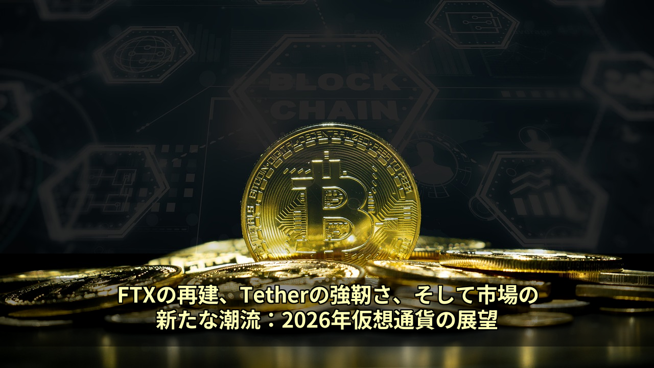 FTXの再建、Tetherの強靭さ、そして市場の新たな潮流：2026年仮想通貨の展望