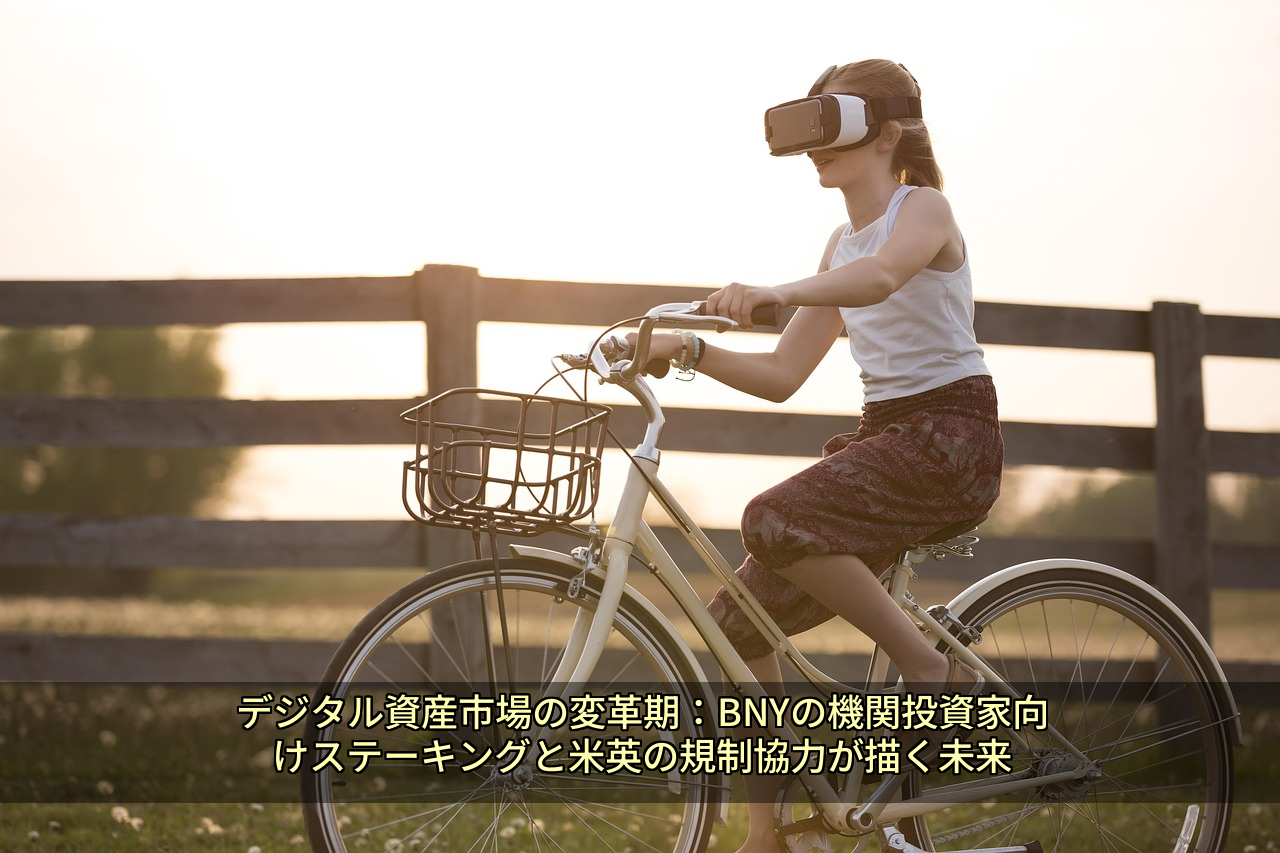 デジタル資産市場の変革期：BNYの機関投資家向けステーキングと米英の規制協力が描く未来