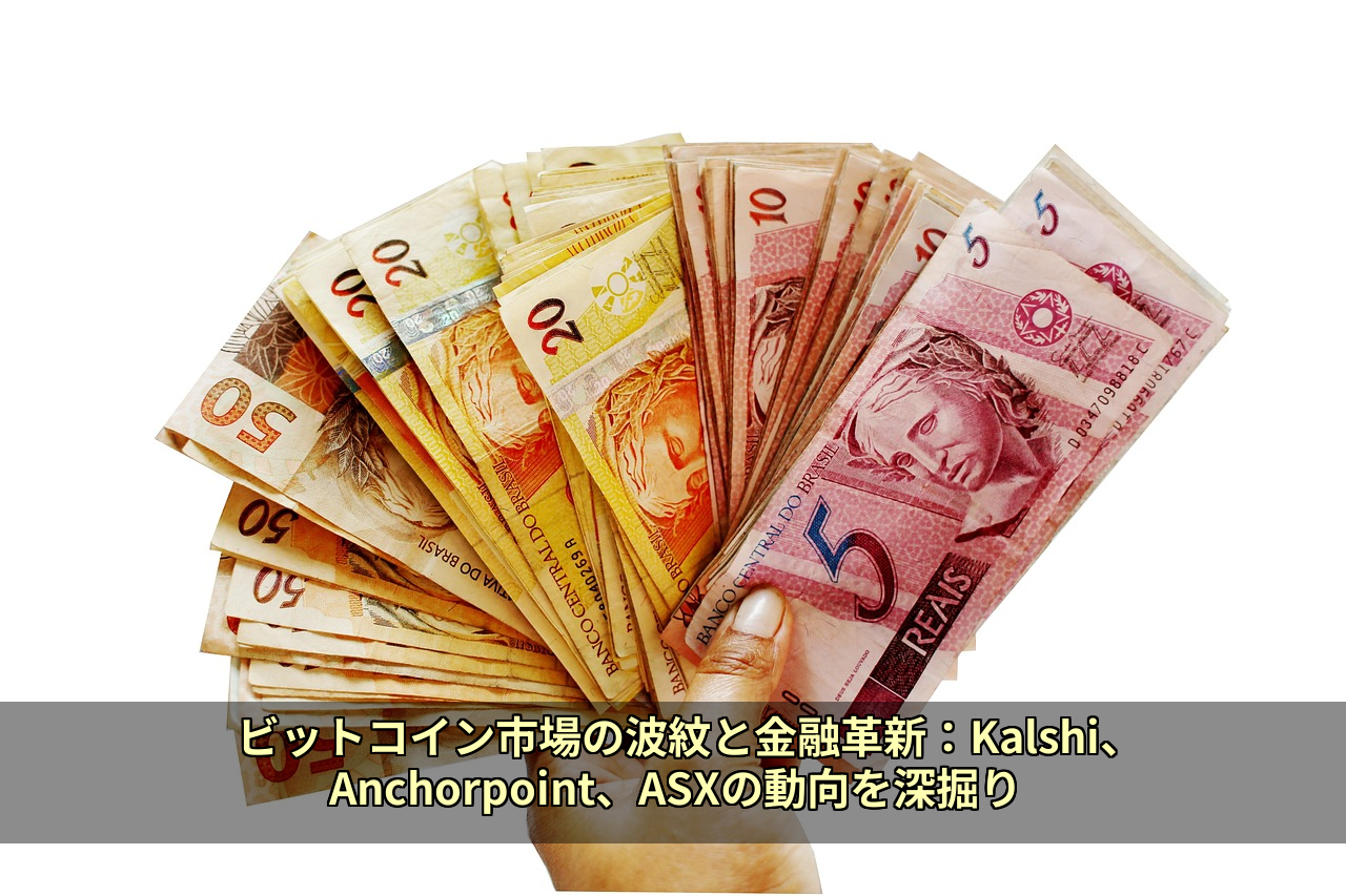 ビットコイン市場の波紋と金融革新：Kalshi、Anchorpoint、ASXの動向を深掘り