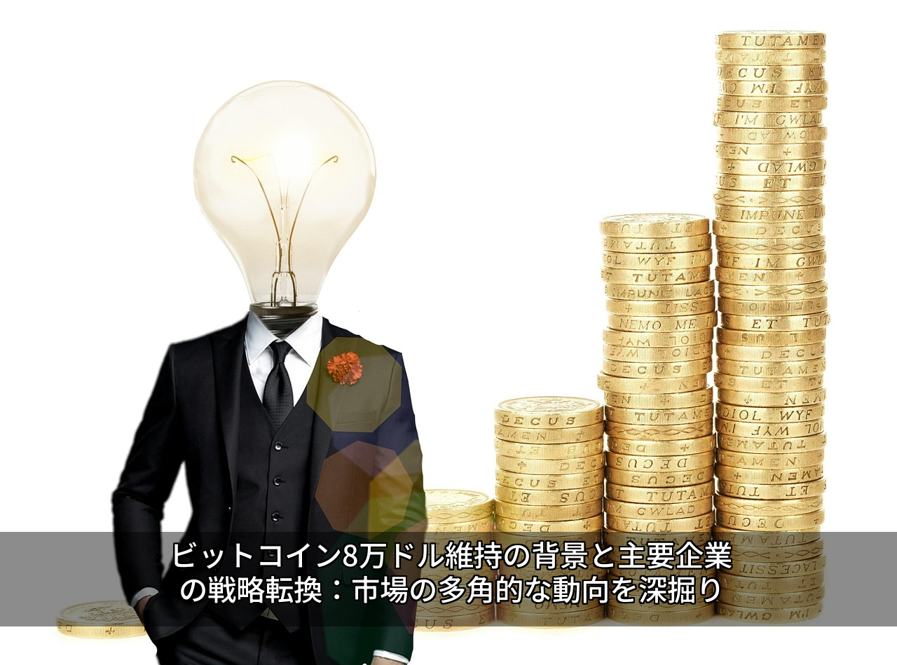 ビットコイン8万ドル維持の背景と主要企業の戦略転換：市場の多角的な動向を深掘り