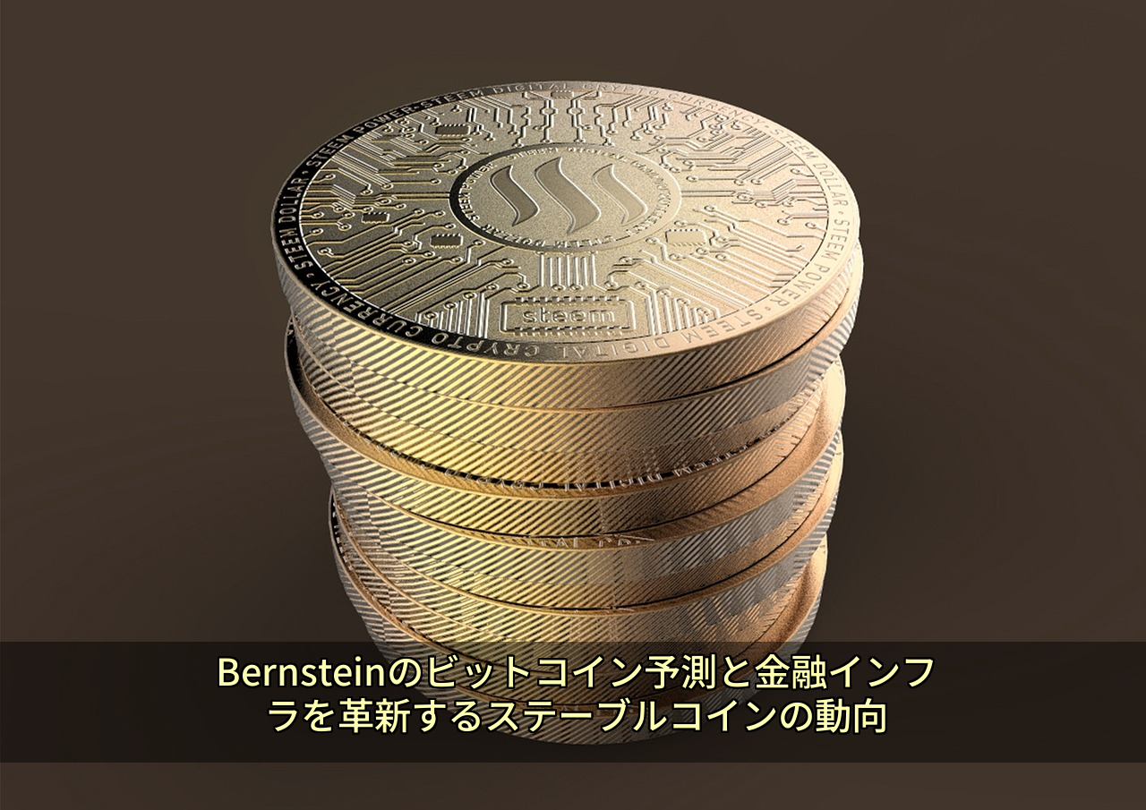 Bernsteinのビットコイン予測と金融インフラを革新するステーブルコインの動向
