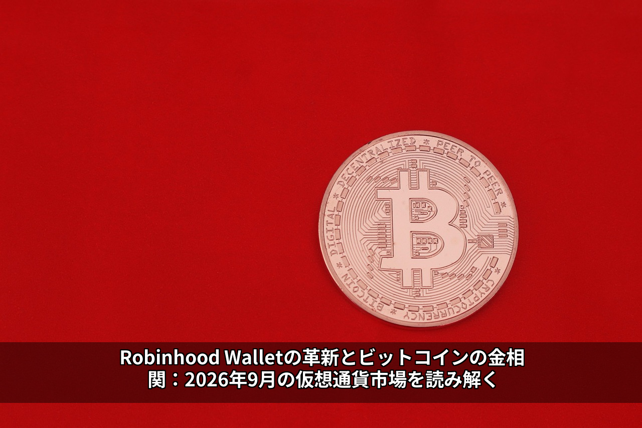Robinhood Walletの革新とビットコインの金相関：2026年9月の仮想通貨市場を読み解く