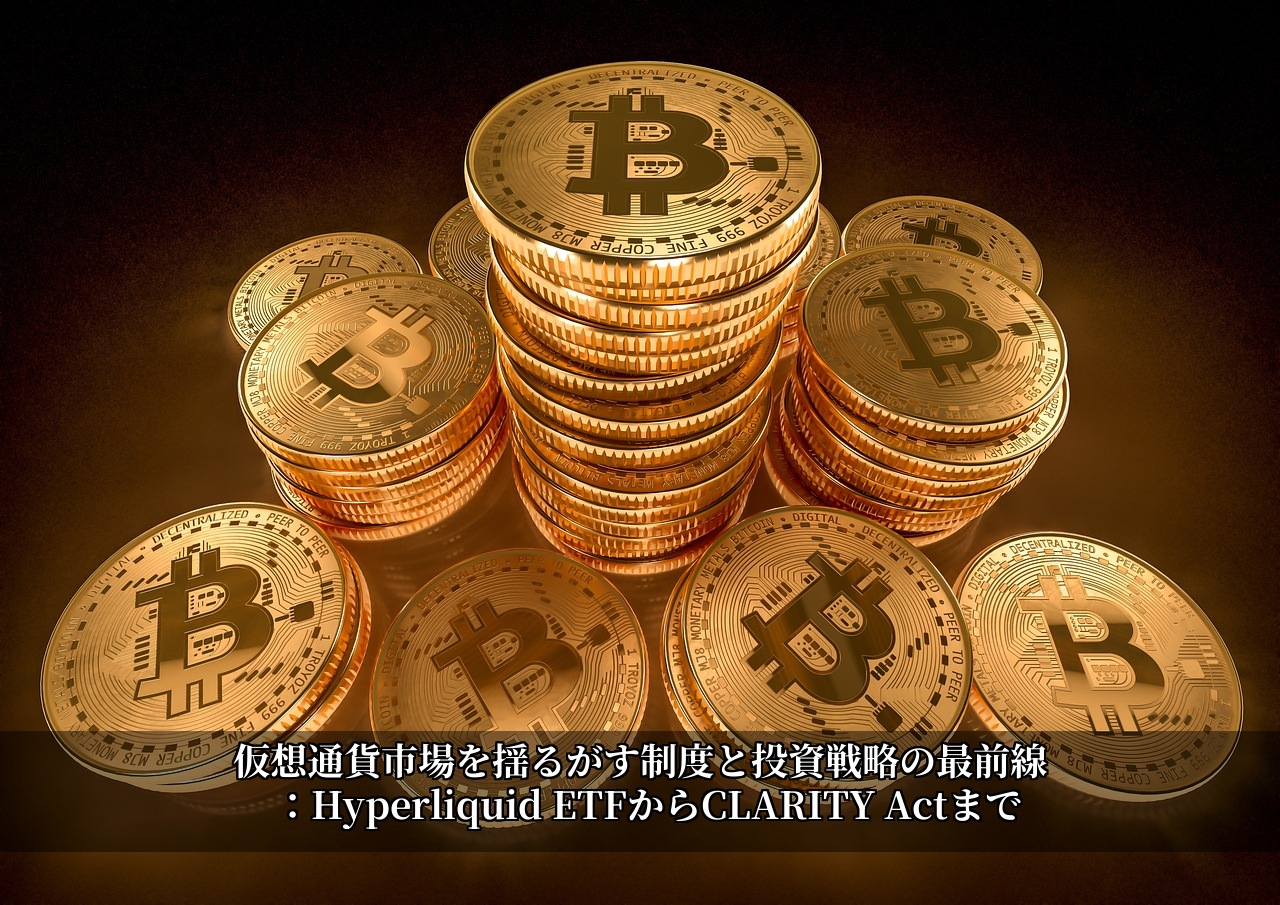 仮想通貨市場を揺るがす制度と投資戦略の最前線:Hyperliquid ETFからCLARITY Actまで