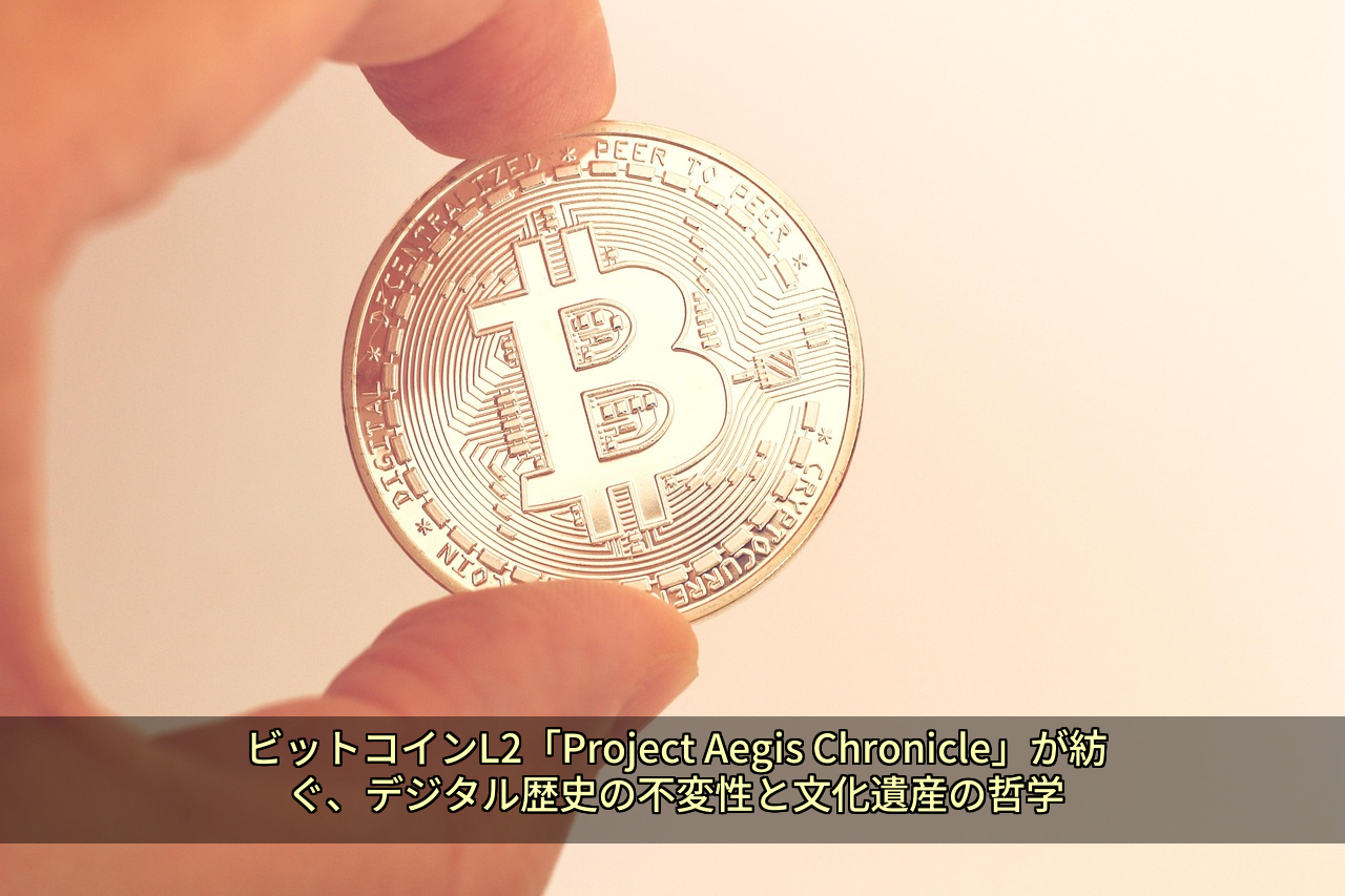 ビットコインL2「Project Aegis Chronicle」が紡ぐ、デジタル歴史の不変性と文化遺産の哲学