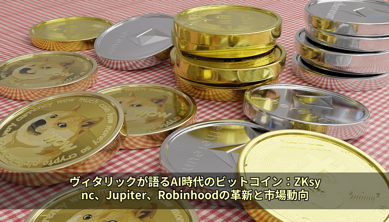 ヴィタリックが語るAI時代のビットコイン：ZKsync、Jupiter、Robinhoodの革新と市場動向