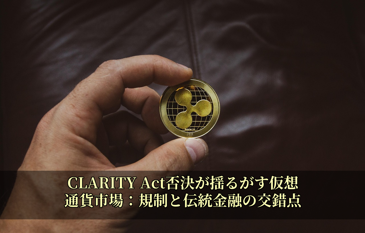 CLARITY Act否決が揺るがす仮想通貨市場：規制と伝統金融の交錯点