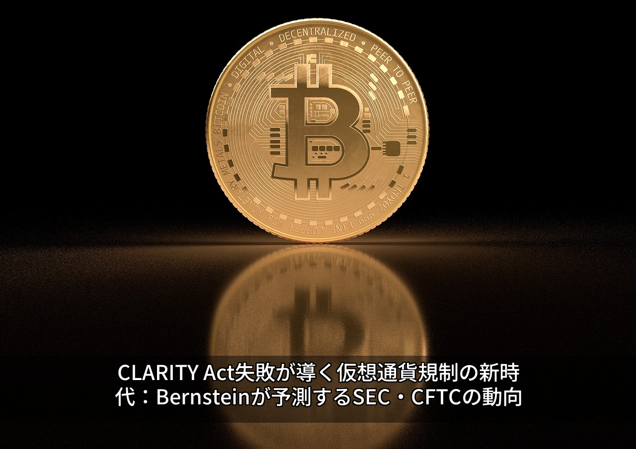 CLARITY Act失敗が導く仮想通貨規制の新時代：Bernsteinが予測するSEC・CFTCの動向