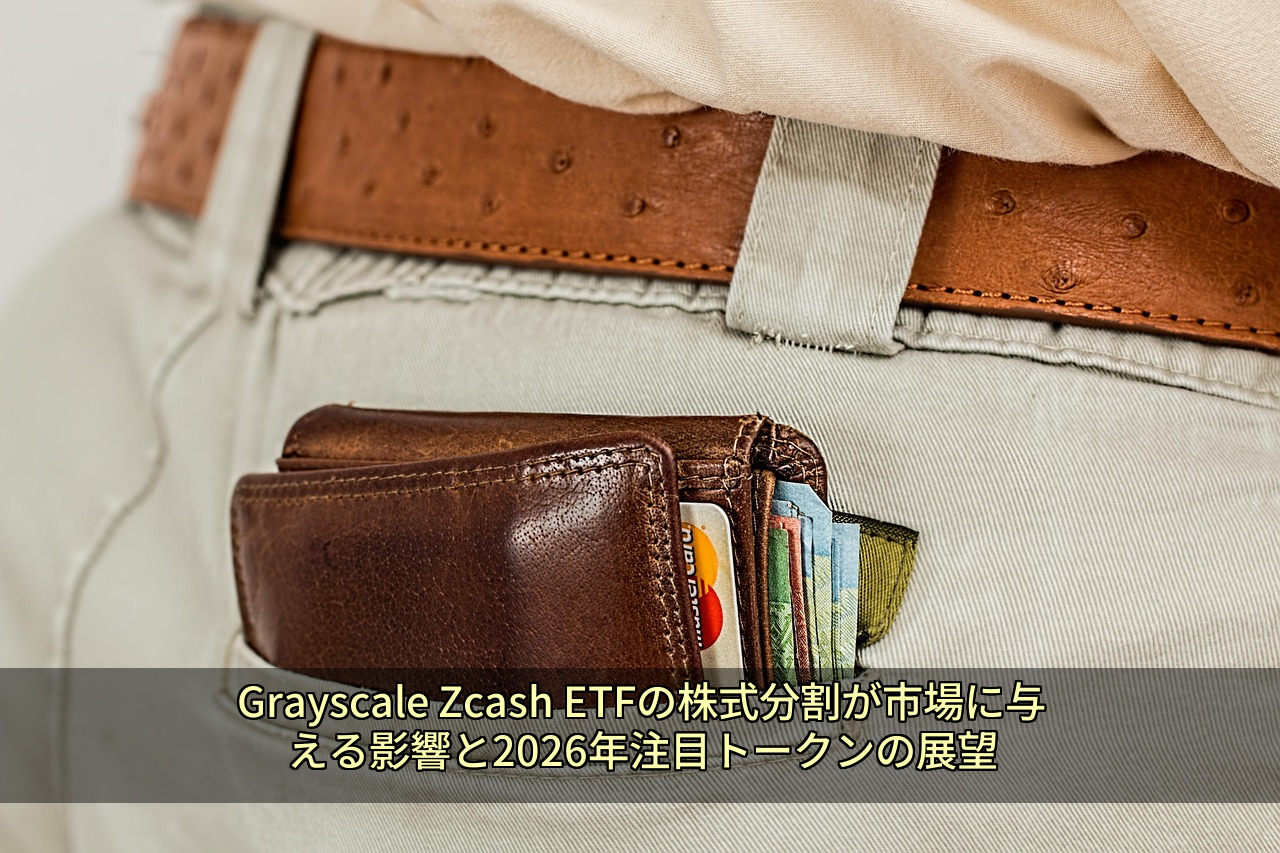 Grayscale Zcash ETFの株式分割が市場に与える影響と2026年注目トークンの展望