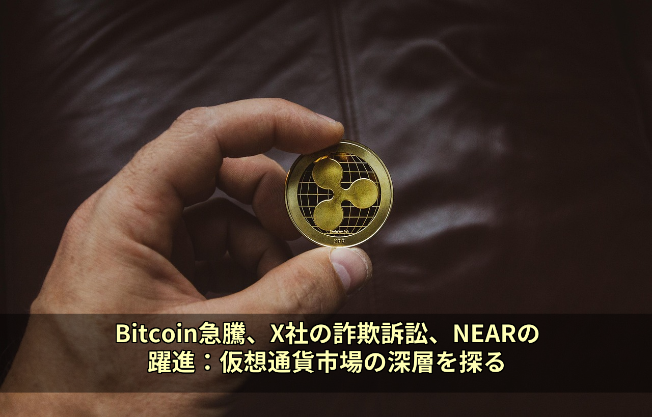Bitcoin急騰、X社の詐欺訴訟、NEARの躍進：仮想通貨市場の深層を探る