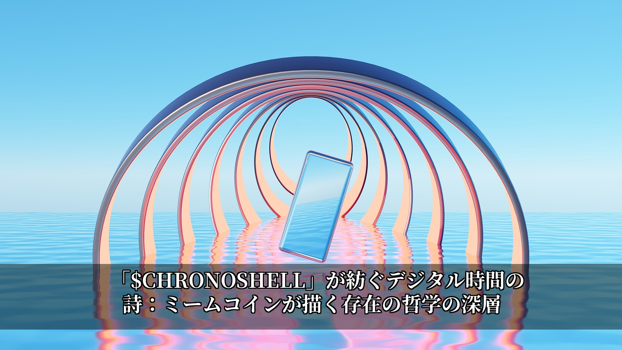 「$CHRONOSHELL」が紡ぐデジタル時間の詩：ミームコインが描く存在の哲学の深層