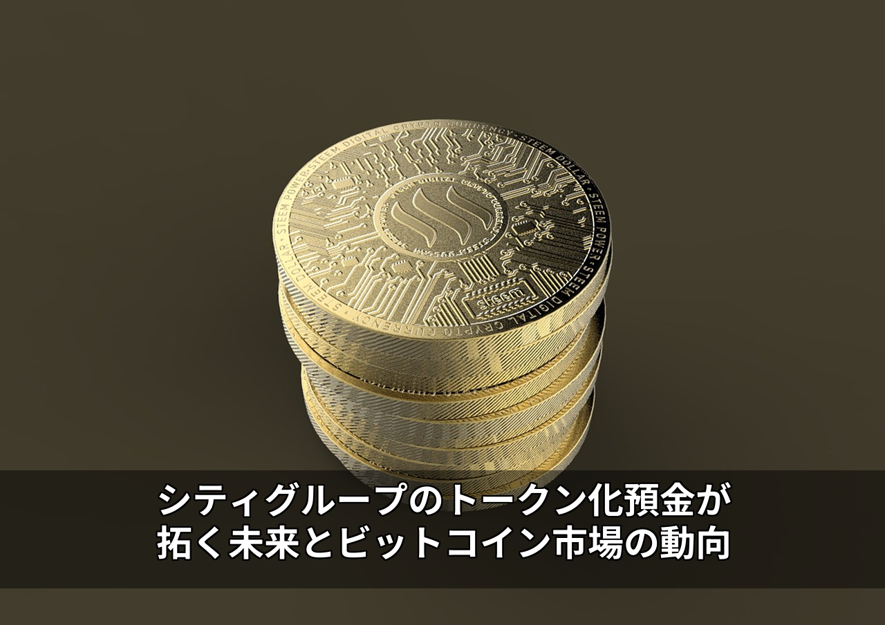 シティグループのトークン化預金が拓く未来とビットコイン市場の動向