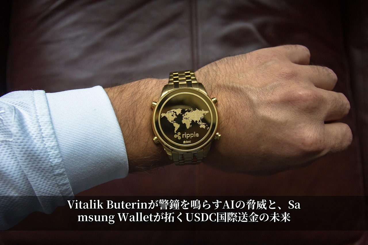 Vitalik Buterinが警鐘を鳴らすAIの脅威と、Samsung Walletが拓くUSDC国際送金の未来