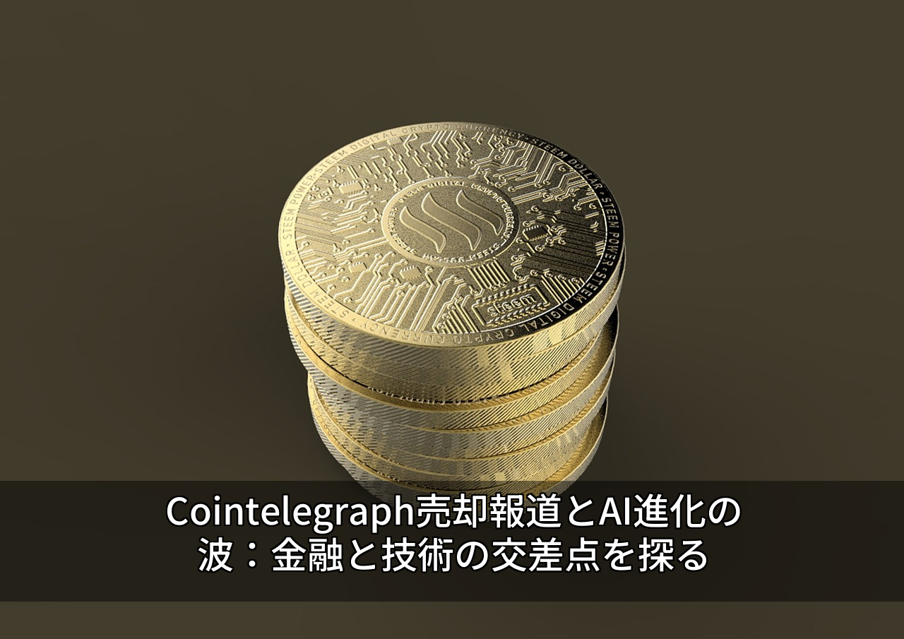 Cointelegraph売却報道とAI進化の波:金融と技術の交差点を探る