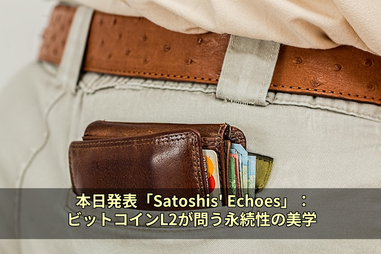 本日発表「Satoshis' Echoes」：ビットコインL2が問う永続性の美学
