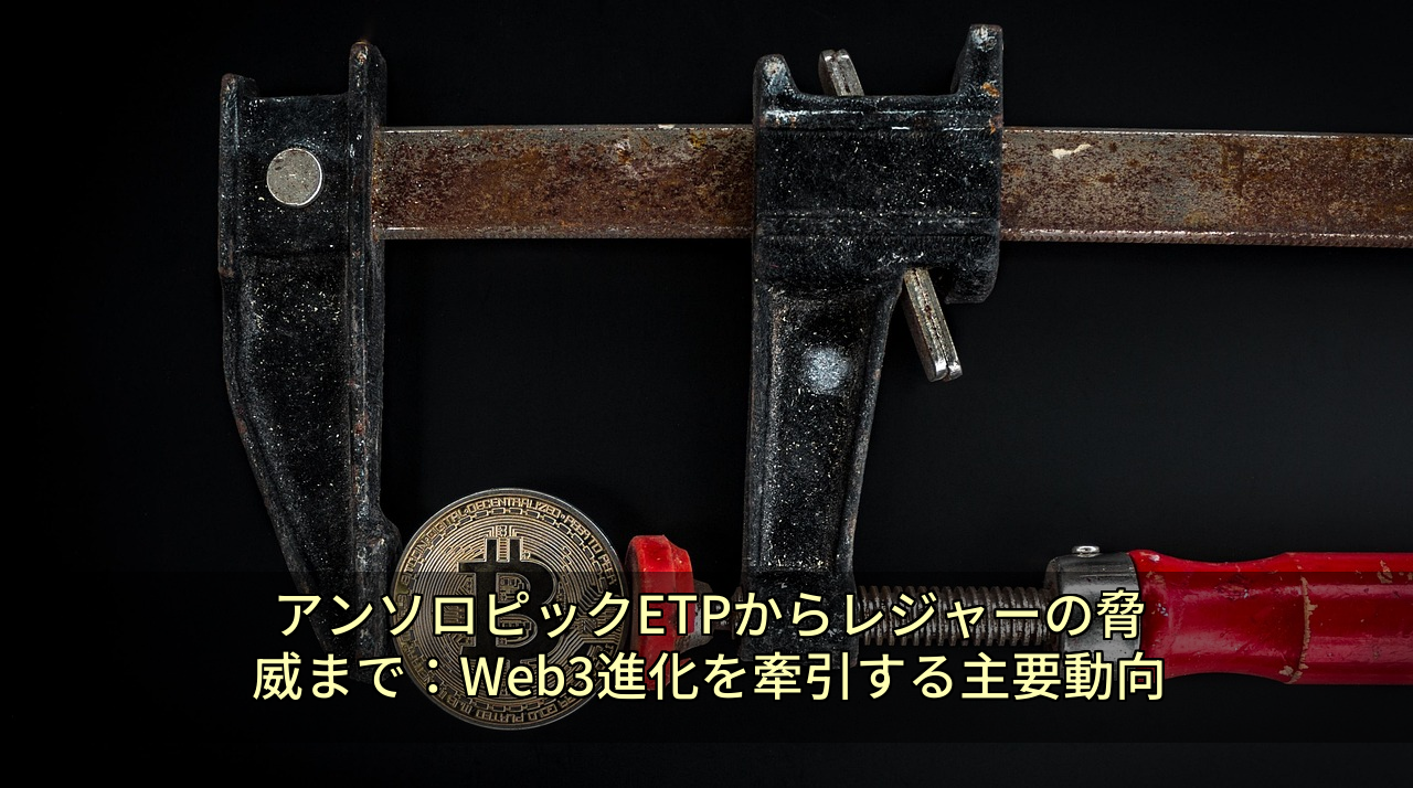 アンソロピックETPからレジャーの脅威まで：Web3進化を牽引する主要動向
