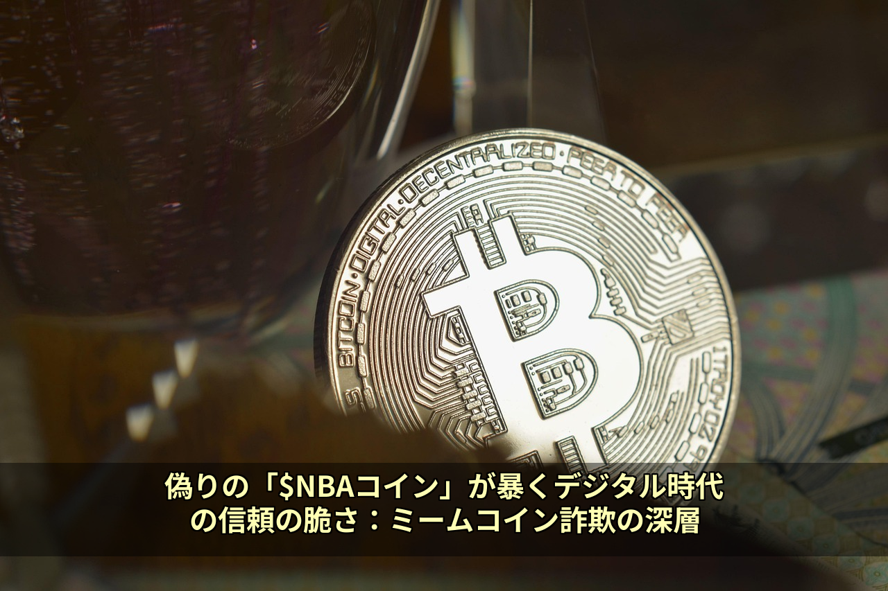 偽りの「$NBAコイン」が暴くデジタル時代の信頼の脆さ：ミームコイン詐欺の深層