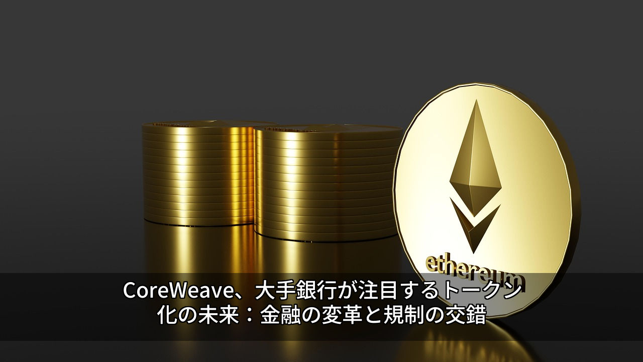 CoreWeave、大手銀行が注目するトークン化の未来：金融の変革と規制の交錯